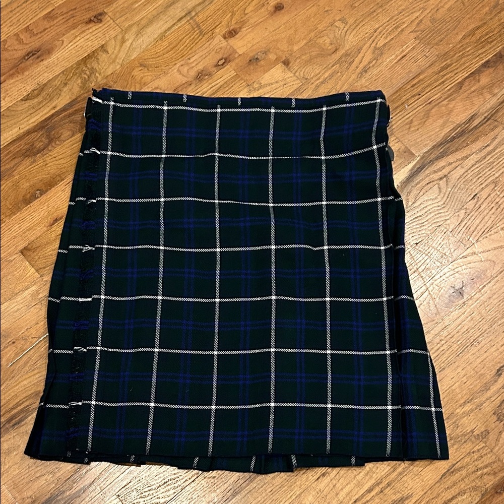Plaid kilt - Black and Blue